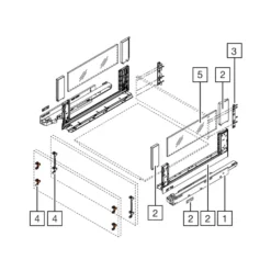 Cajones Blum Legrabox Free altura C