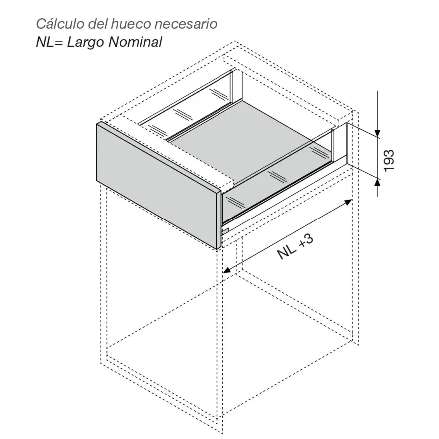 Cajones Blum Legrabox Free altura C