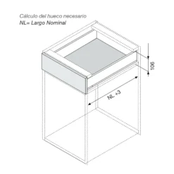 Cajones Blum Legrabox Pure altura M