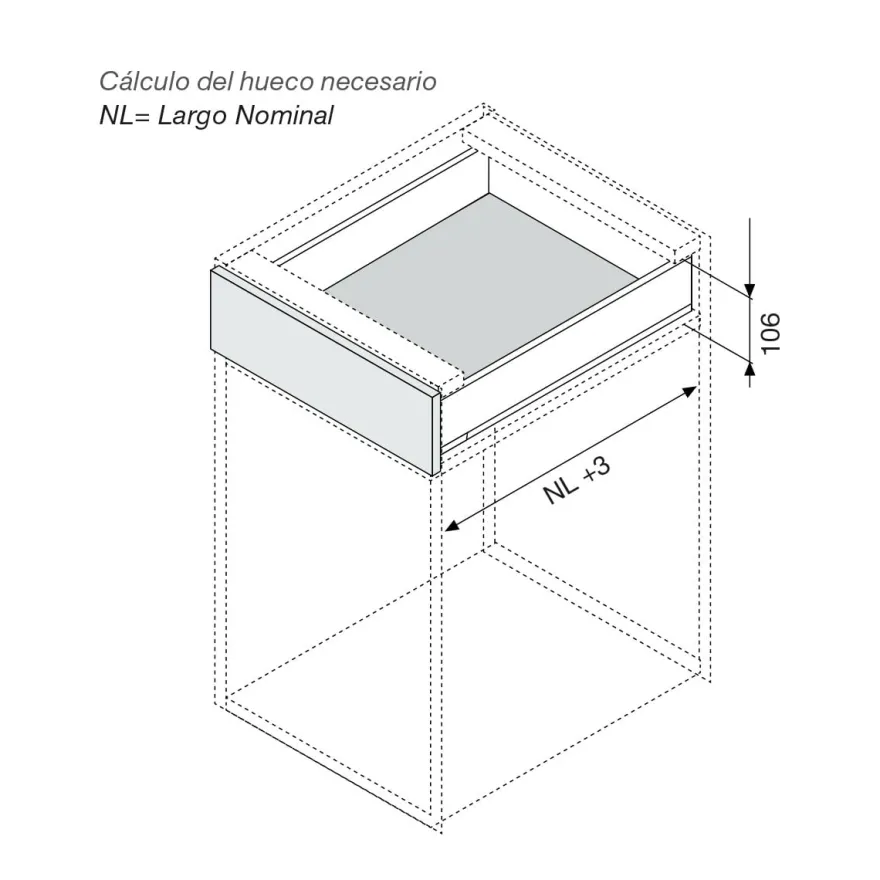 Cajones Blum Legrabox Pure altura M