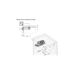 CAMAR PLUS - Colgador fijación con tornillo o con tetón 10 mm.