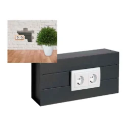 CAMUFLADA - Apertura solo llave y camuflada con base enchufe