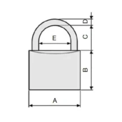 Candado de combinación Arco Normal ABUS