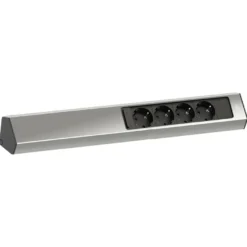 CASIA 2 - Regleta sobrepuesta ajustable para rincones con enchufes y USB