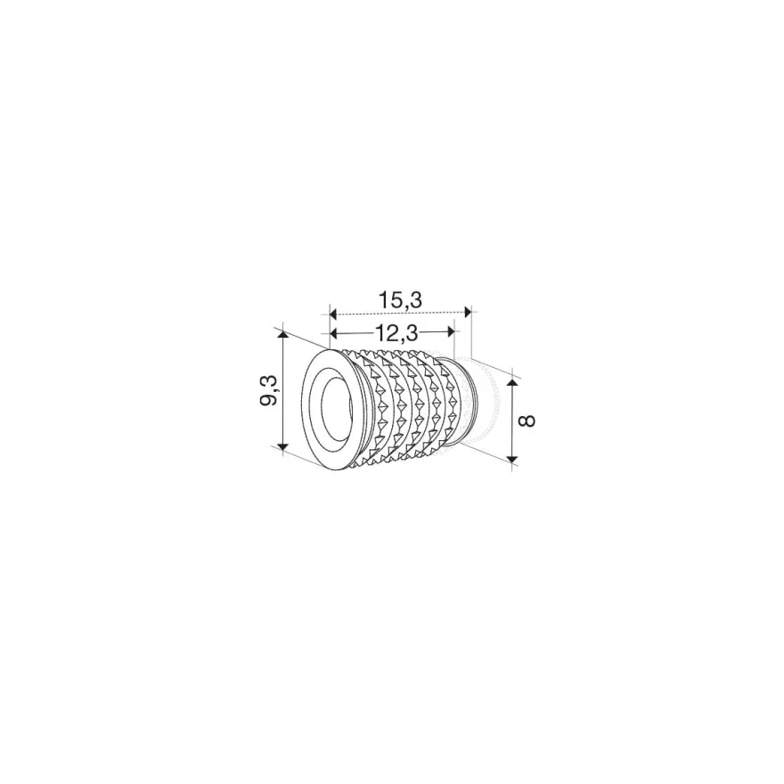 Casquillo de embutir para ensamble Lamello CABINEO 8 M6