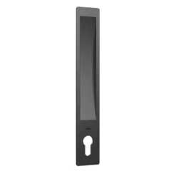 Cazoleta semi embutida para puerta corredera con cilindro europeo