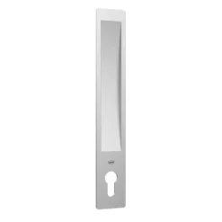 Cazoleta semi embutida para puerta corredera con cilindro europeo
