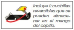 Cepillo RB5 para no dejar zonas sin cepillado STANLEY