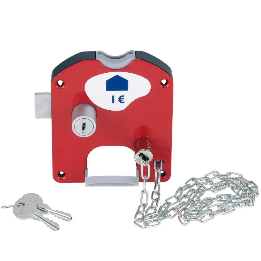 Cerradura de MONEDA para taquilla y para cadena OJMAR