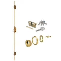 Cerradura de seguridad multipunto embutida TESA TLB3 - Sin varillas