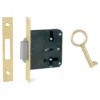 Cerradura embutida de llave gorjas para puertas correderas de mueble