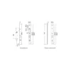 Cerradura mecánica automática DUO