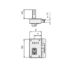 Cerradura Sobrepuesta YALE-AZBE R/10-0 - Solo llave sistema antipalanca