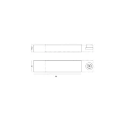 Cerrojo minimalista