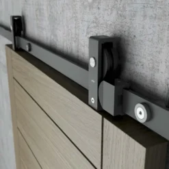 CHARRIOT- Kit de herrajes para puertas correderas de madera