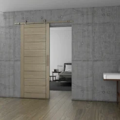 CHARRIOT- Kit de herrajes para puertas correderas de madera