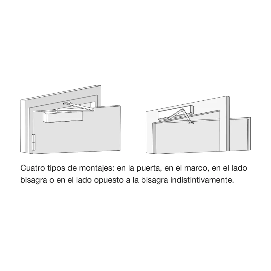 Cierrapuertas de brazo TESA ASSA ABLOY DC140