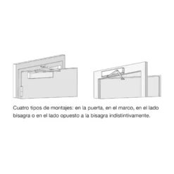 Cierrapuertas de Brazo TESA ASSA ABLOY DC120