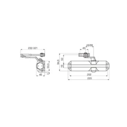 Cierrapuertas DORMA TS-68 con Brazo