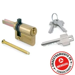 Cilindro TESA 5520 - CUADRADILLO + 2 levas con llave de serreta