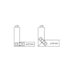 CLAMEX P-14 - Conector para tableros desde 16 mm.
