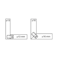 CLAMEX P-10 - Conector para tableros desde 13 mm.