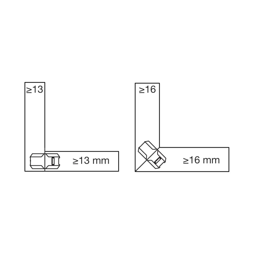 CLAMEX P-10 - Conector para tableros desde 13 mm.