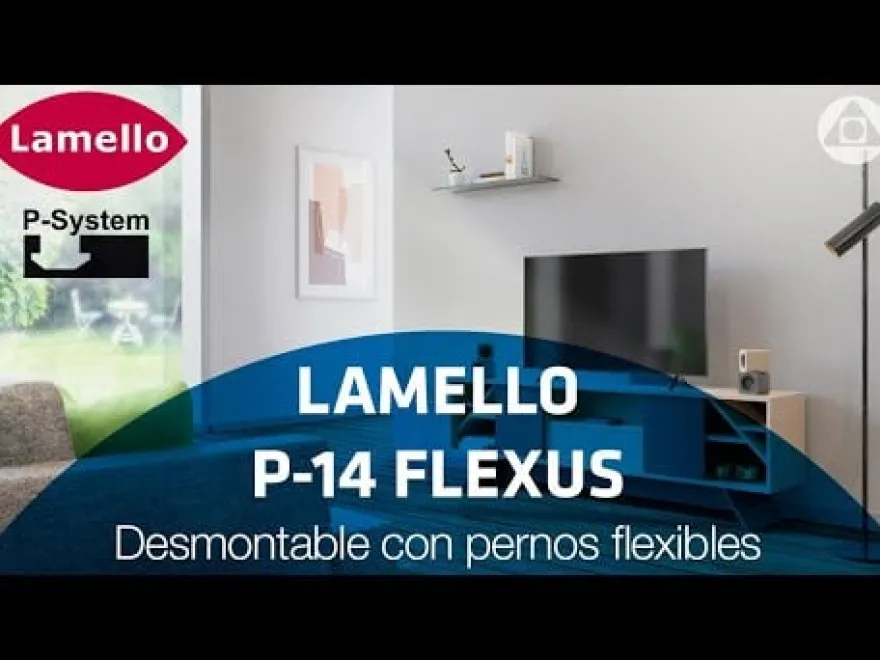 CLAMEX P-14 FLEXUS - Conector con pernos flexibles para muebles desmontables