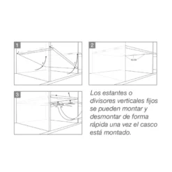 CLAMEX P-14 FLEXUS - Conector con pernos flexibles para muebles desmontables