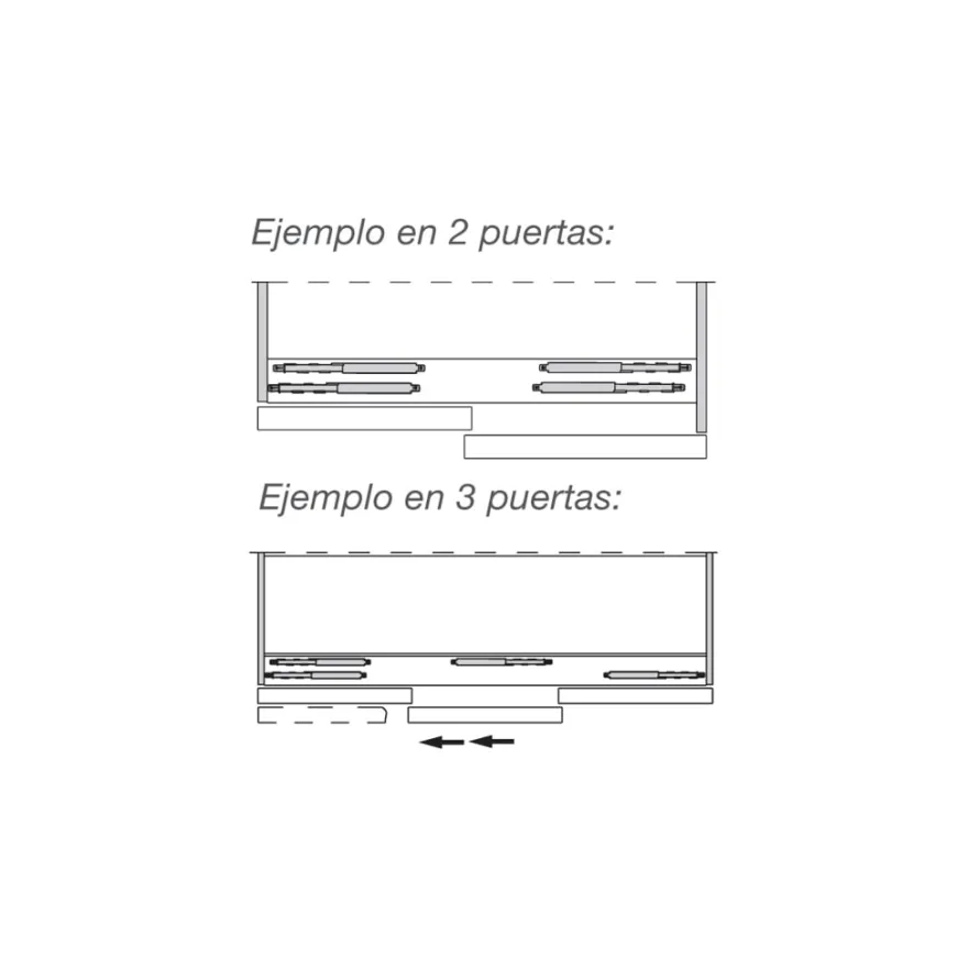 CLASS - Jgo. de amortiguadores para guías