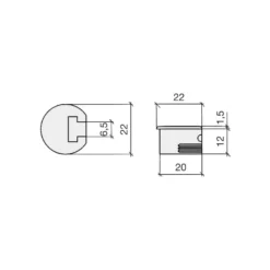 CLOCK - Portaestante ensamble para muebles