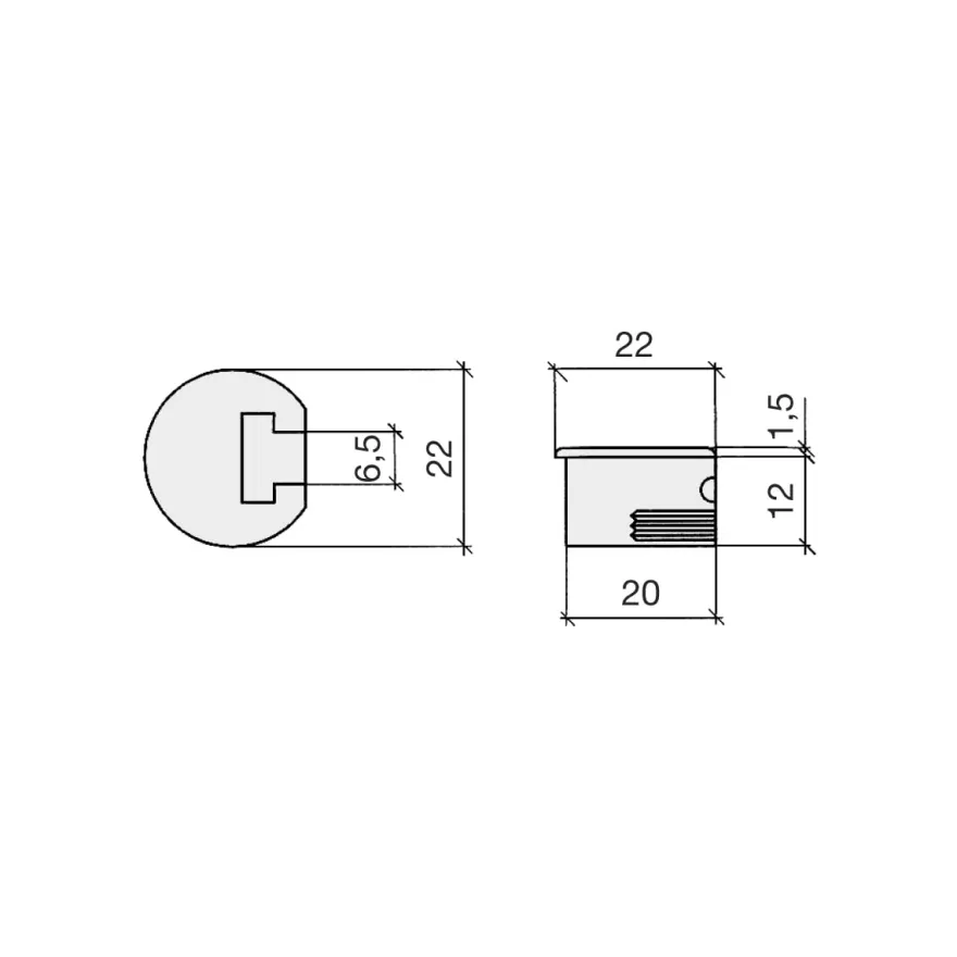 CLOCK - Portaestante ensamble para muebles