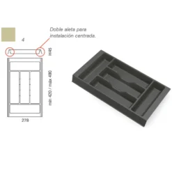 COMBI - Cuberteros adaptables Modular