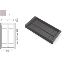 COMBI - Cuberteros adaptables Modular