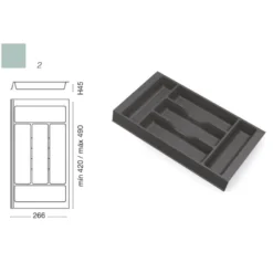 COMBI - Cuberteros adaptables Modular