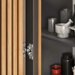 COMPACT OPTIBLUM - Bisagra de cierre automático para marco frontal estrecho y grandes cargas