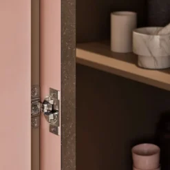COMPACT OPTIBLUM - Bisagra de cierre automático para marco frontal estrecho y grandes cargas