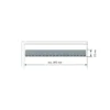 Corbatero cinturonero fijo para lateral del mueble - Antracita