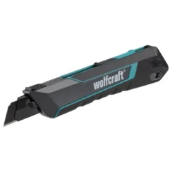 Cúter profesional Wolfcraft PRO SAFETY 18 mm de ergonomía ambidiestra
