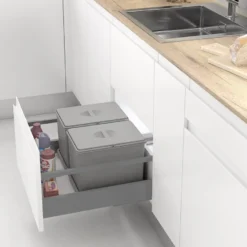 Cubo basura ecológico de 1 compartimento para interior de cajón
