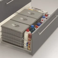 Cubo de basura ecológico y accesorios de limpieza Menage & Confort