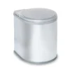 Cubo de basura redondo Inox Mate de 1 compartimento pivotante