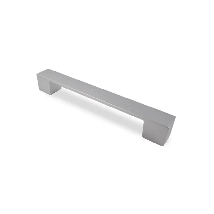 CUBO - Tirador rectangular plano con base cuadrada