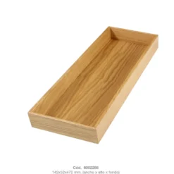 DAFNE - Bandeja organizadora de madera para complementos