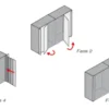 DARWIN - Sistema para ocultar puertas batientes de hoja doble