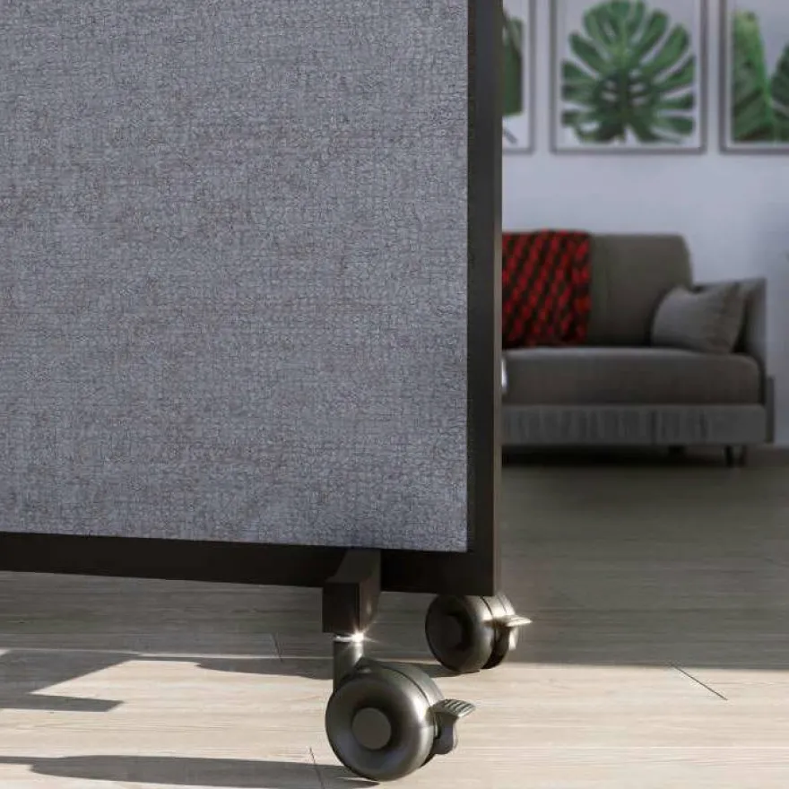DENVER - Rueda de pletina con o sin freno para muebles