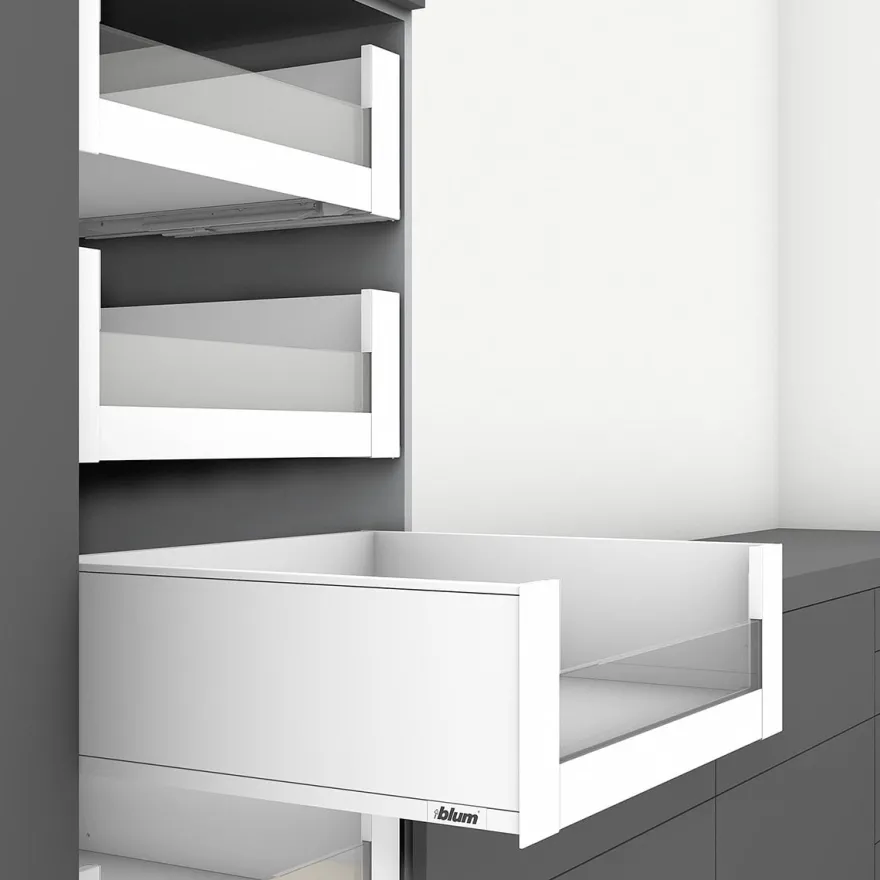 Despensero Blum SPACE TOWER - kit de 5 cajones interiores Legrabox PURE (Sin Tirador)