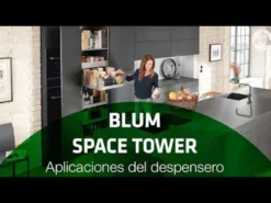 Despensero Blum SPACE TOWER - kit de 5 cajones interiores Legrabox PURE (Sin Tirador)