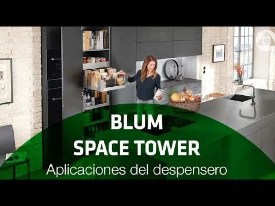 Despensero Blum SPACE TOWER - kit de 5 cajones interiores Legrabox PURE (Sin Tirador)