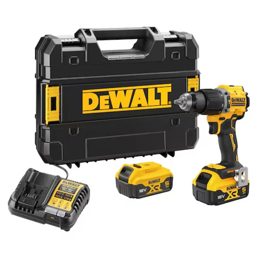 Dewalt DCD799P2T-QW - Taladro Percutor sin escobillas XR (18V/5Ah)